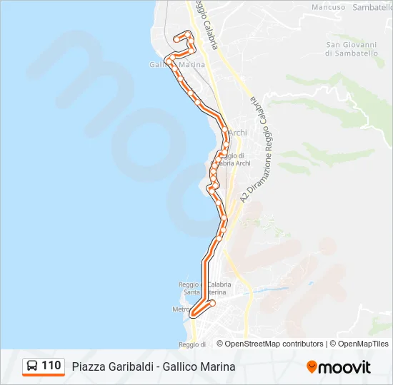 110  Line Map