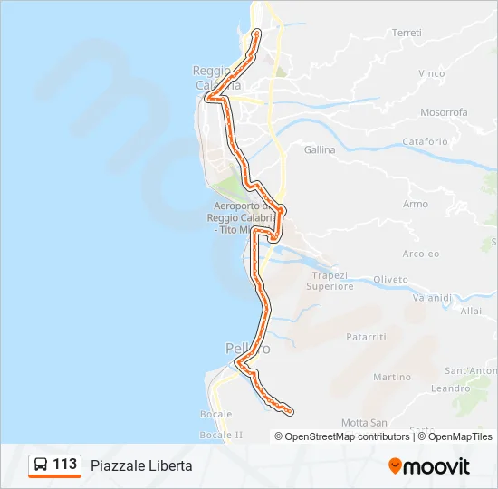 113  Line Map