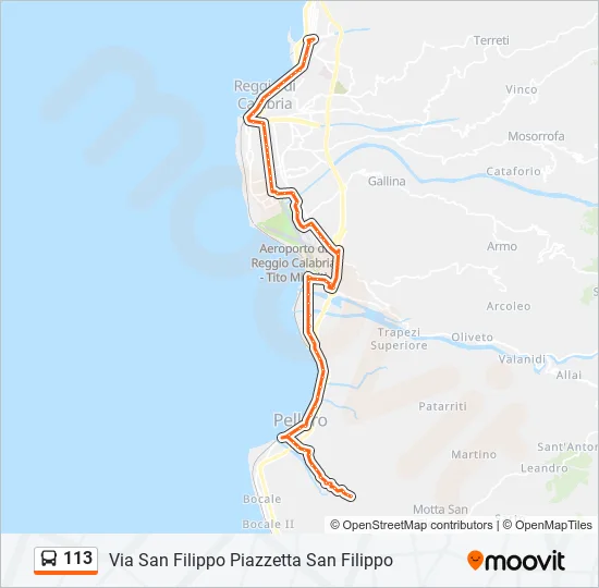 113  Line Map