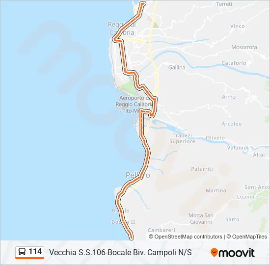 114  Line Map