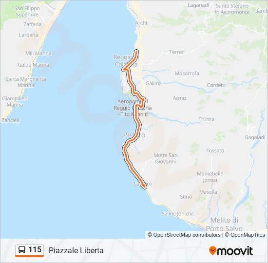 115  Line Map