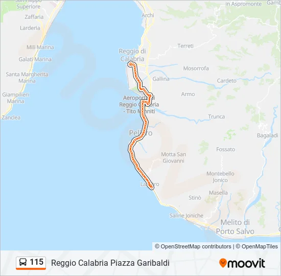 115  Line Map