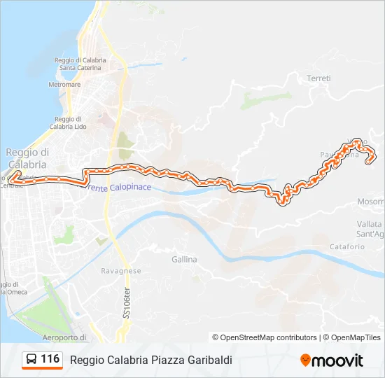 116  Line Map