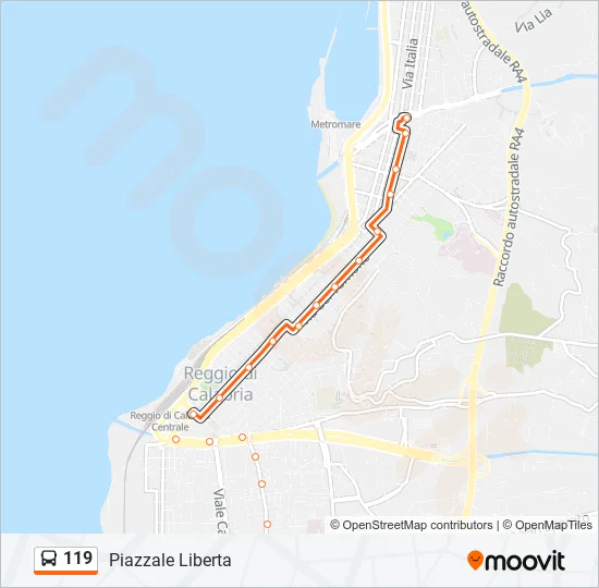 119  Line Map