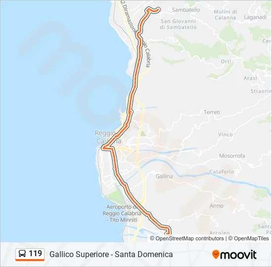 119  Line Map
