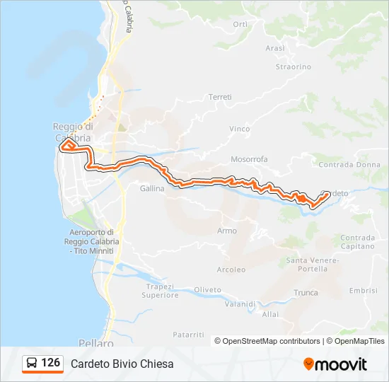 126  Line Map