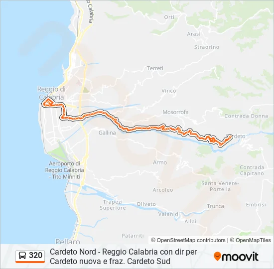 320  Line Map