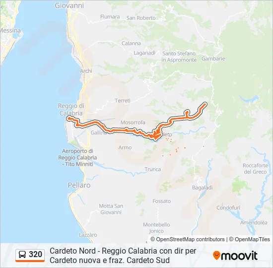 320  Line Map
