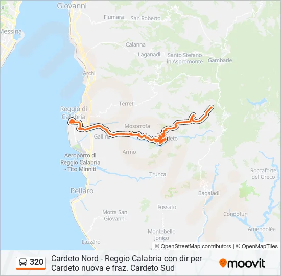 320  Line Map