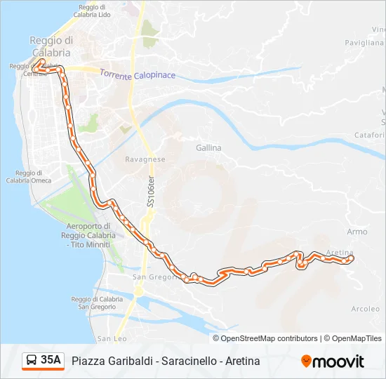 35A  Line Map