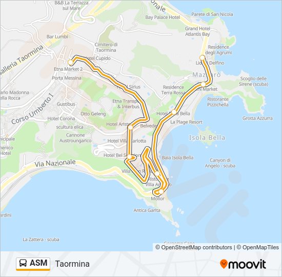 ASM Bus Line Map