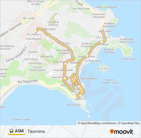 ASM Bus Line Map