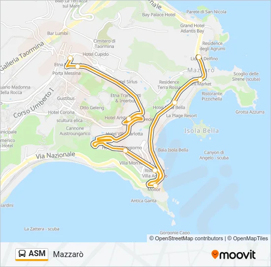 ASM Bus Line Map