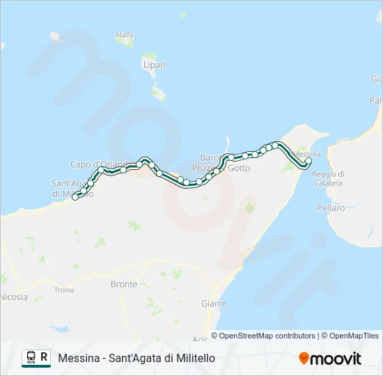 R Train Line Map