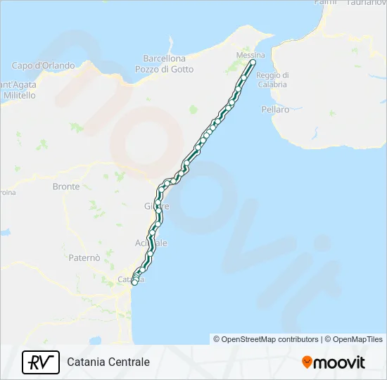 R/RV Train Line Map