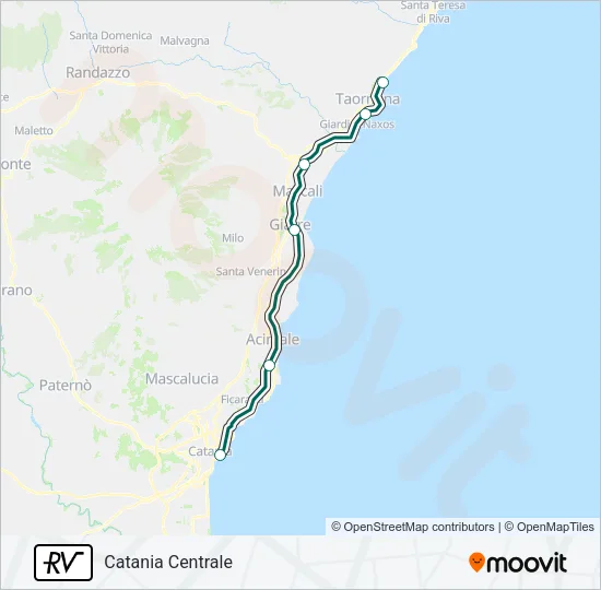 R/RV Train Line Map