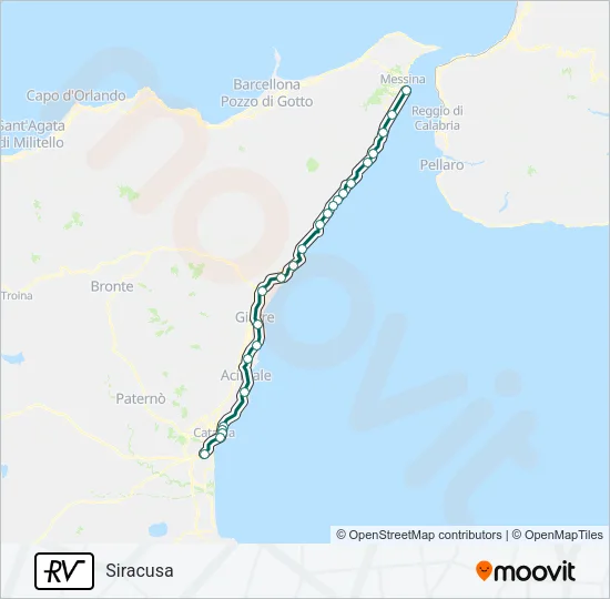 R/RV Train Line Map