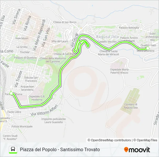 HYBUS VERDE Bus Line Map