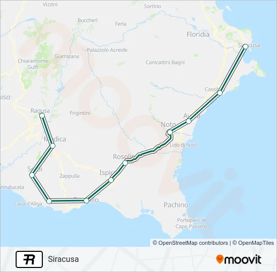 R Train Line Map