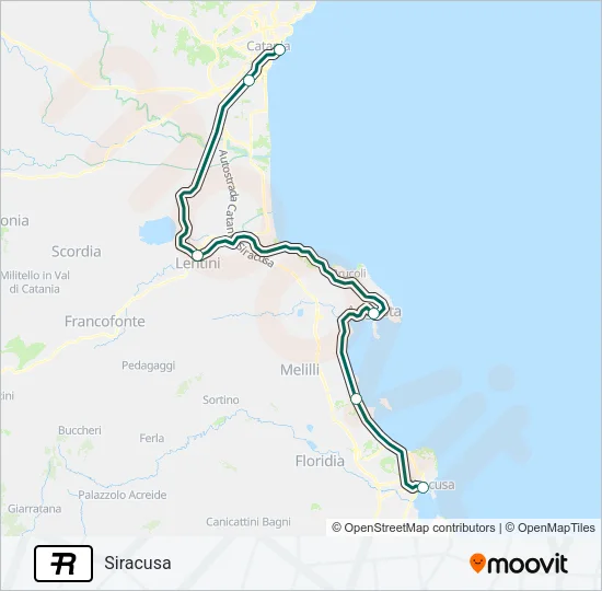 R Train Line Map
