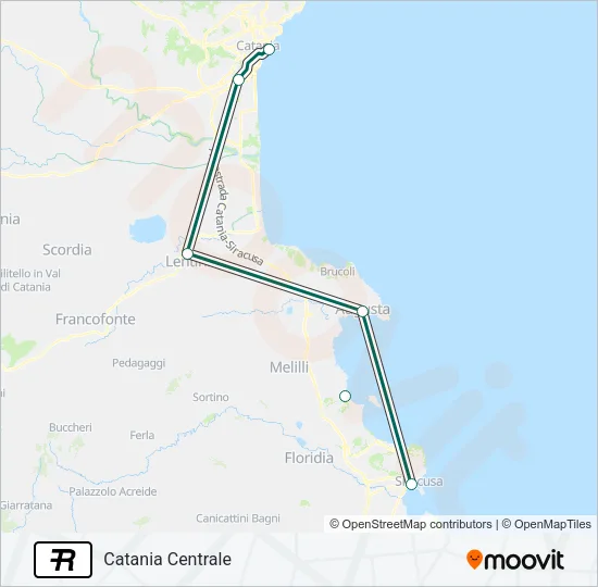 R Train Line Map