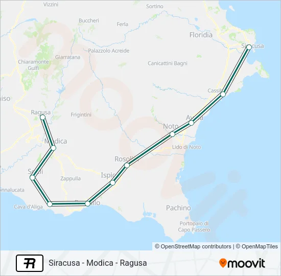 R Train Line Map