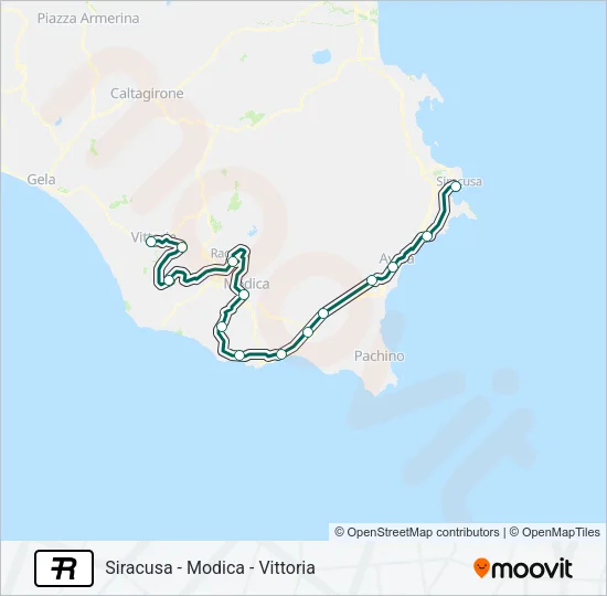 R Train Line Map
