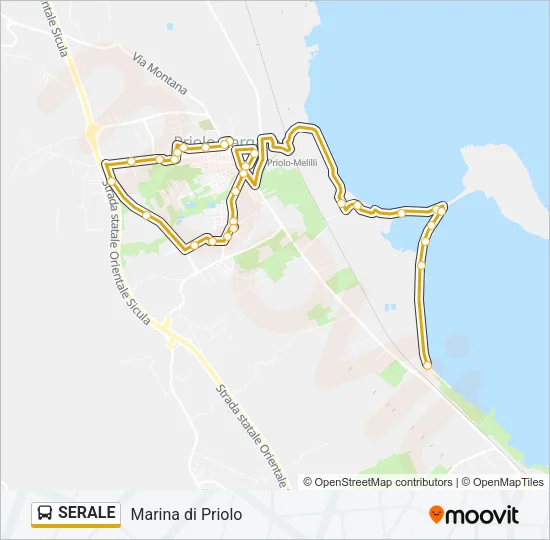 SERALE Bus Line Map