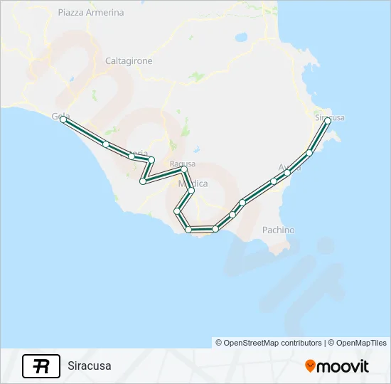 R Train Line Map