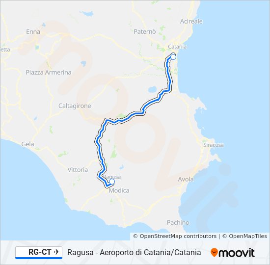 RG-CT ✈ bus Line Map