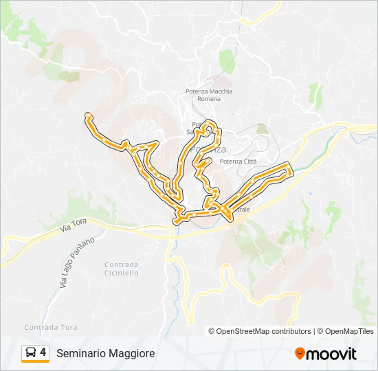 4 Bus Line Map