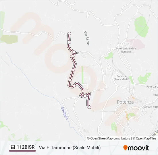 112BISR Bus Line Map