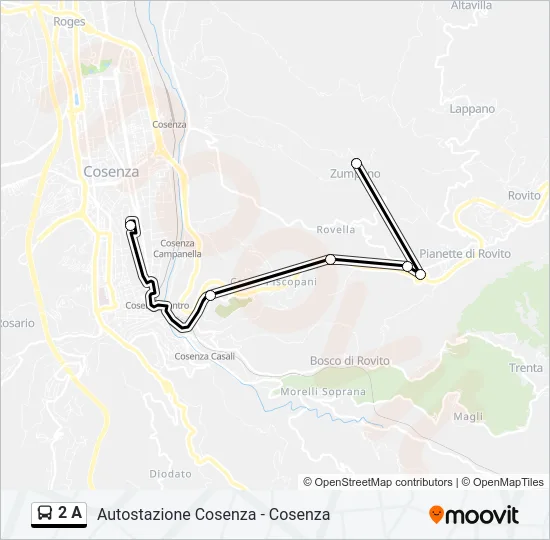 2 A Bus Line Map