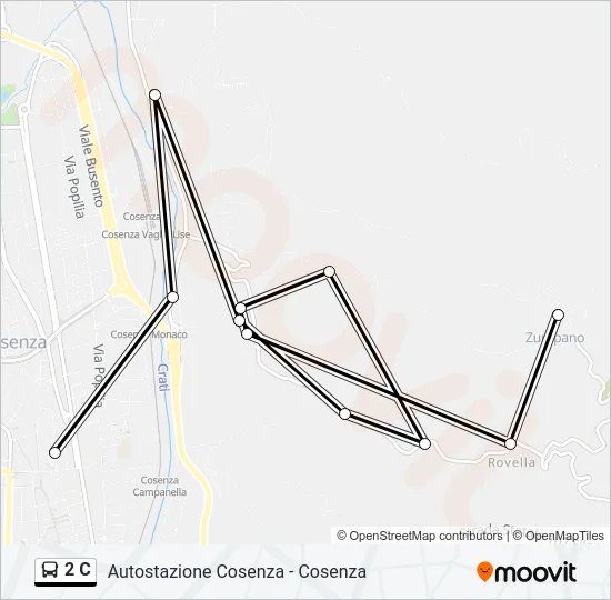 2 C Bus Line Map
