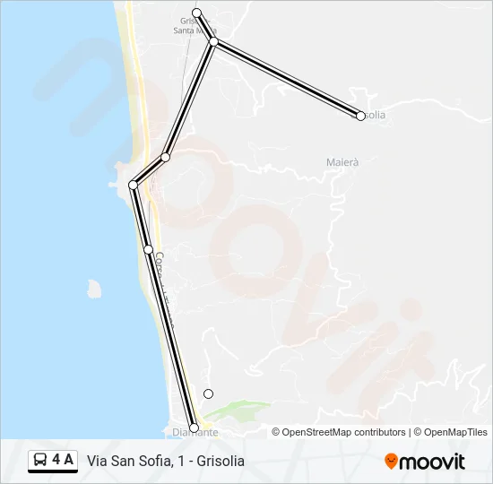4 A Bus Line Map