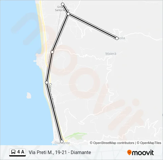 4 A Bus Line Map