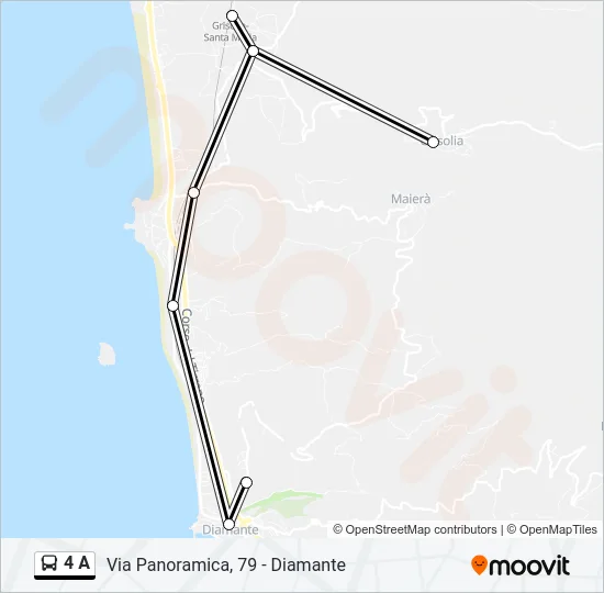 4 A Bus Line Map