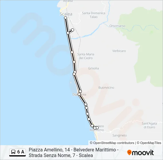 6 A Bus Line Map