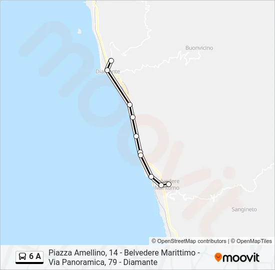 6 A Bus Line Map