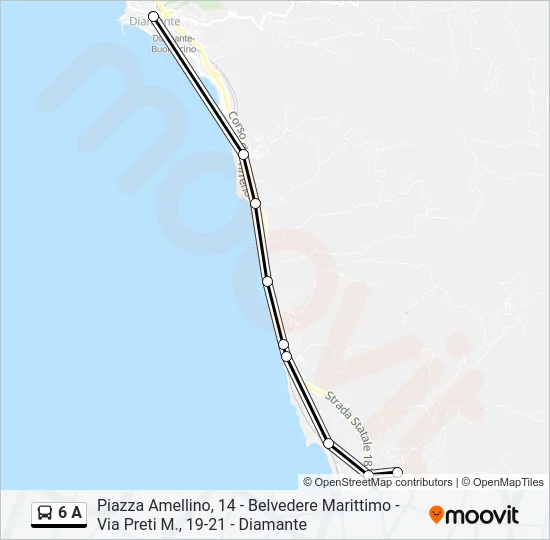 6 A Bus Line Map