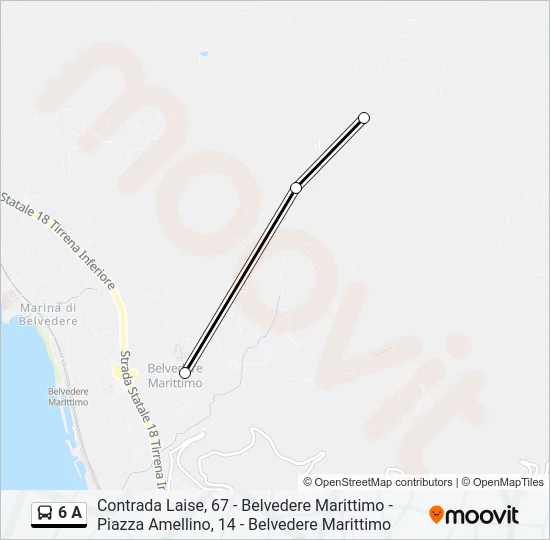 6 A Bus Line Map