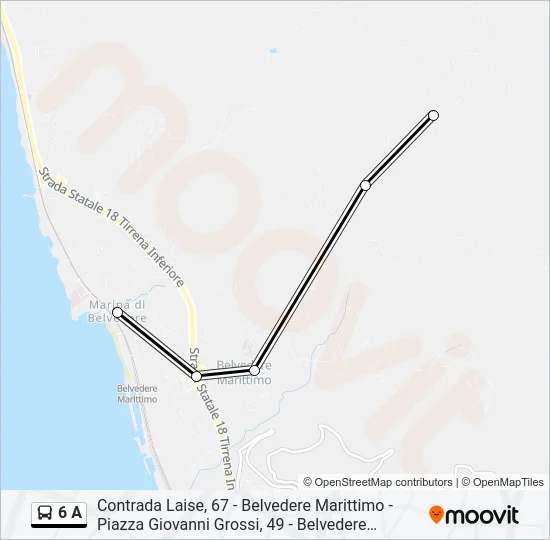 6 A Bus Line Map