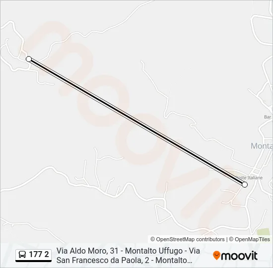 177 2 Bus Line Map