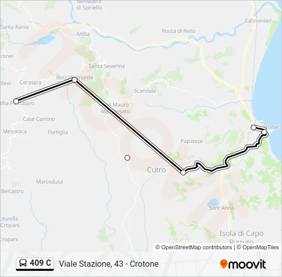409 C Bus Line Map