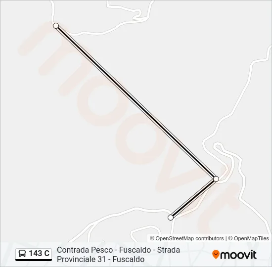 143 C Bus Line Map