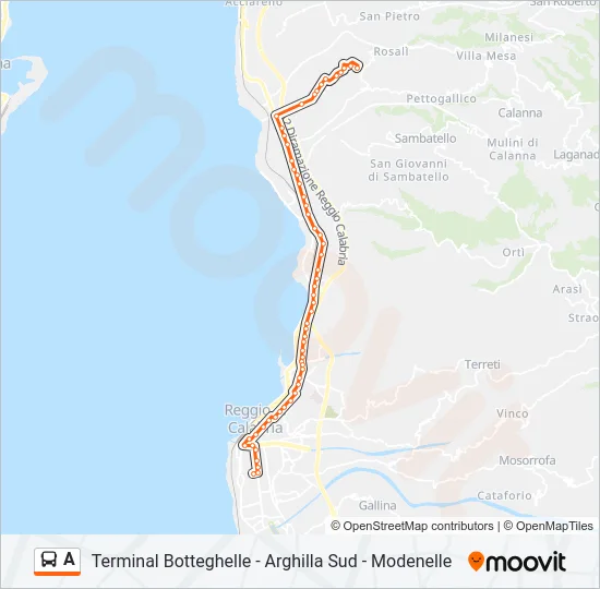 A Bus Line Map