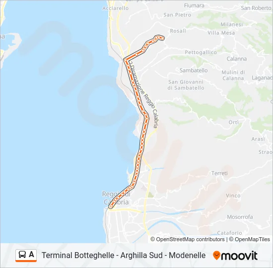 A Bus Line Map