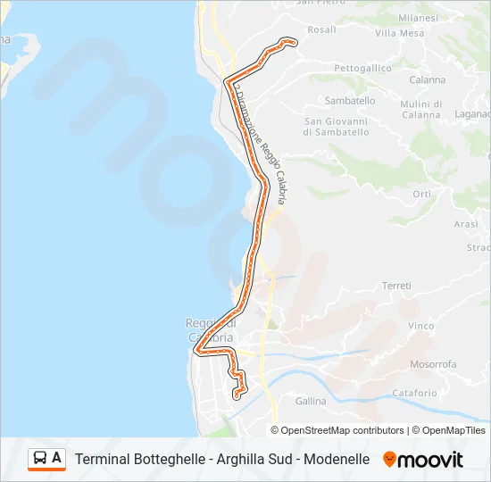 A Bus Line Map