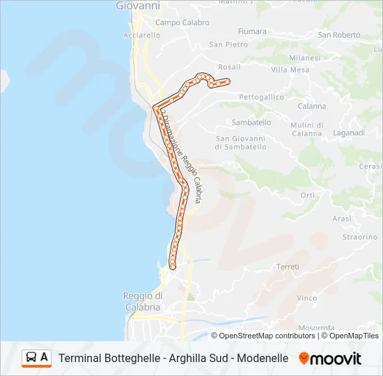 A Bus Line Map