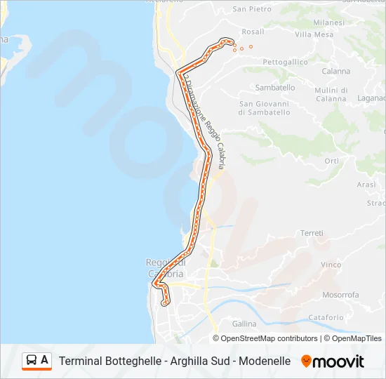 A Bus Line Map